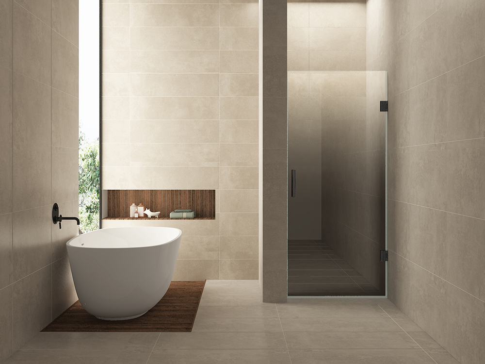 Less nisdeur rechts 700 x 2000 x 8 mm nano spiegelrook- naar helder glas/gunmetal