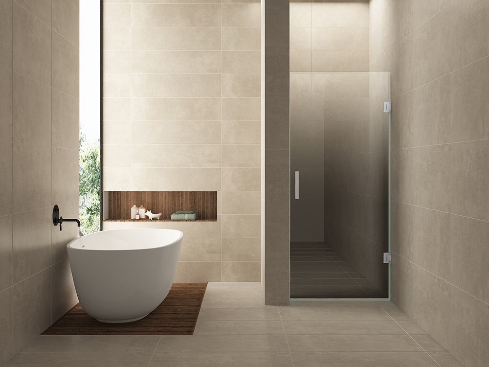 Less nisdeur rechts 800 x 2000 x 8 mm nano spiegelrook- naar helder glas/geborsteld staal