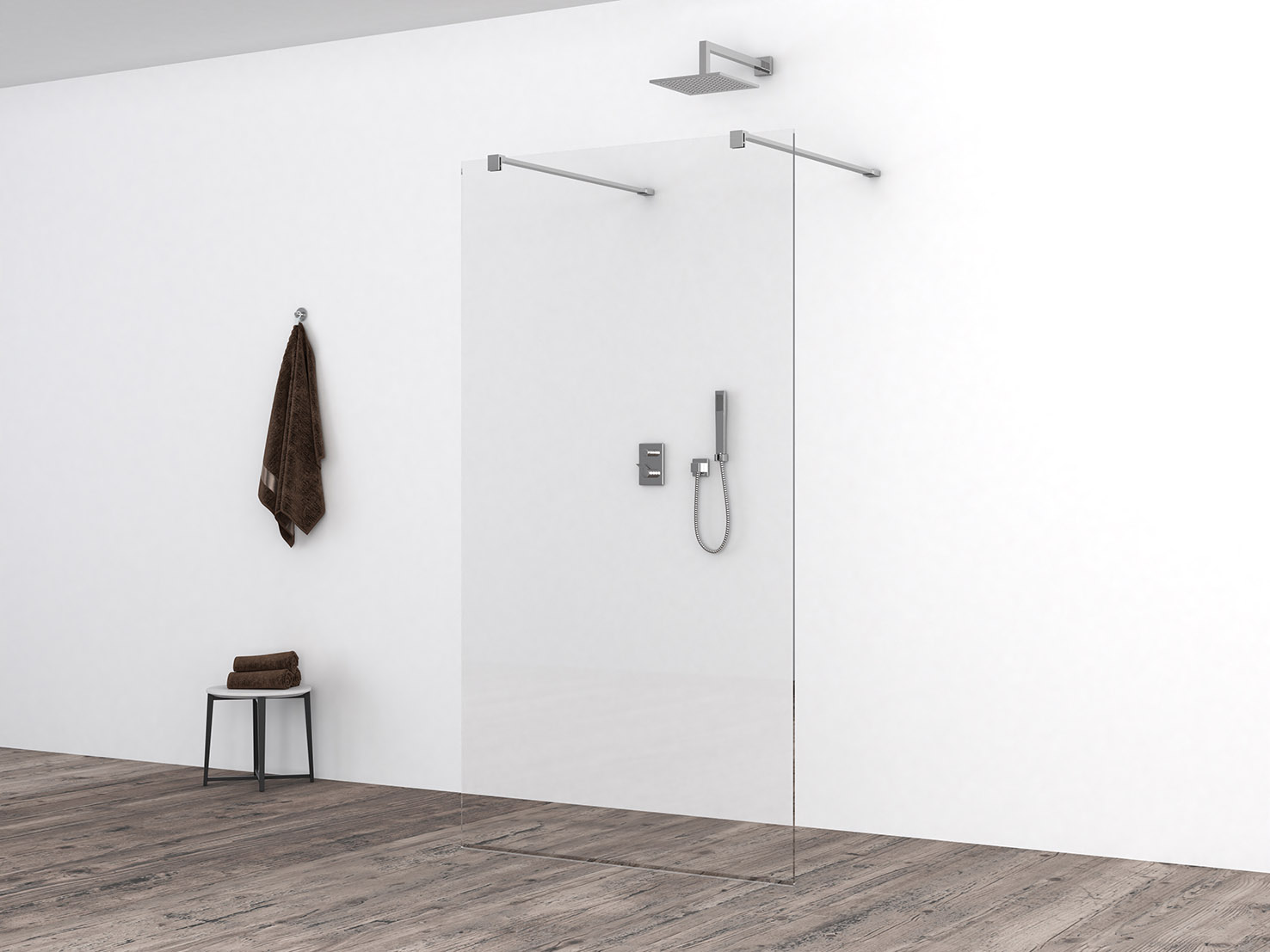 Slim glasplaat 800 x 2000 x 8 mm nano helder glas