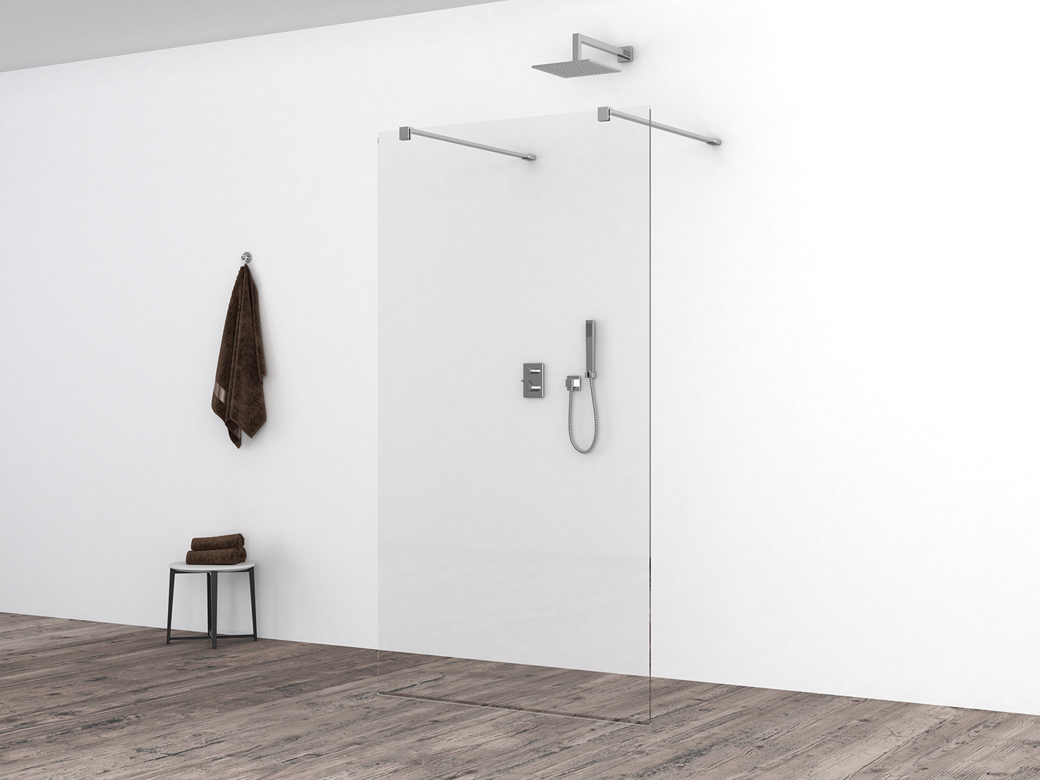 Slim glasplaat 950 x 2000 x 8 mm nano helder glas