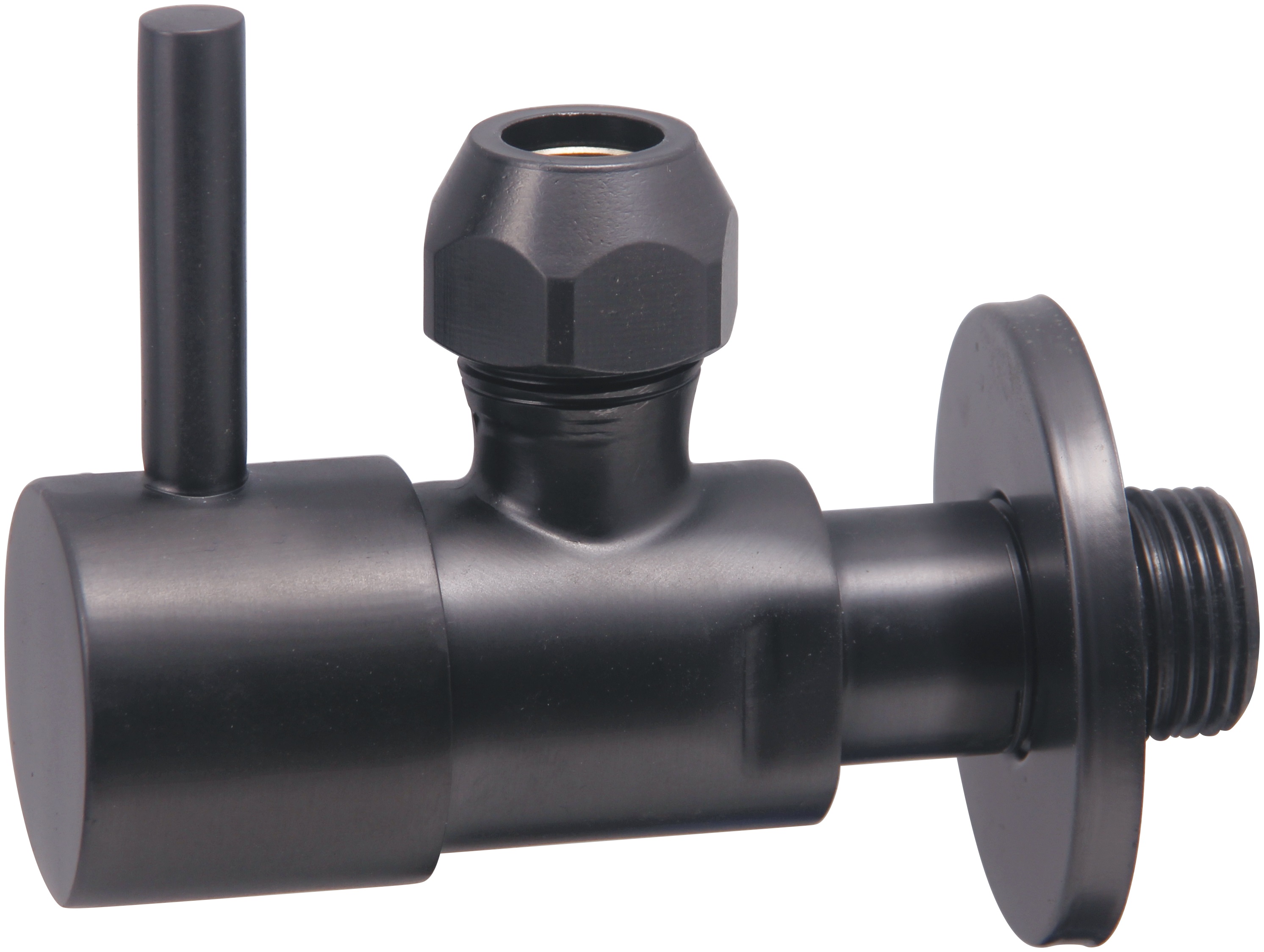 Minimal hoekstopkraan 3/8" x 3/8" of knel 10 mm gunmetal PVD