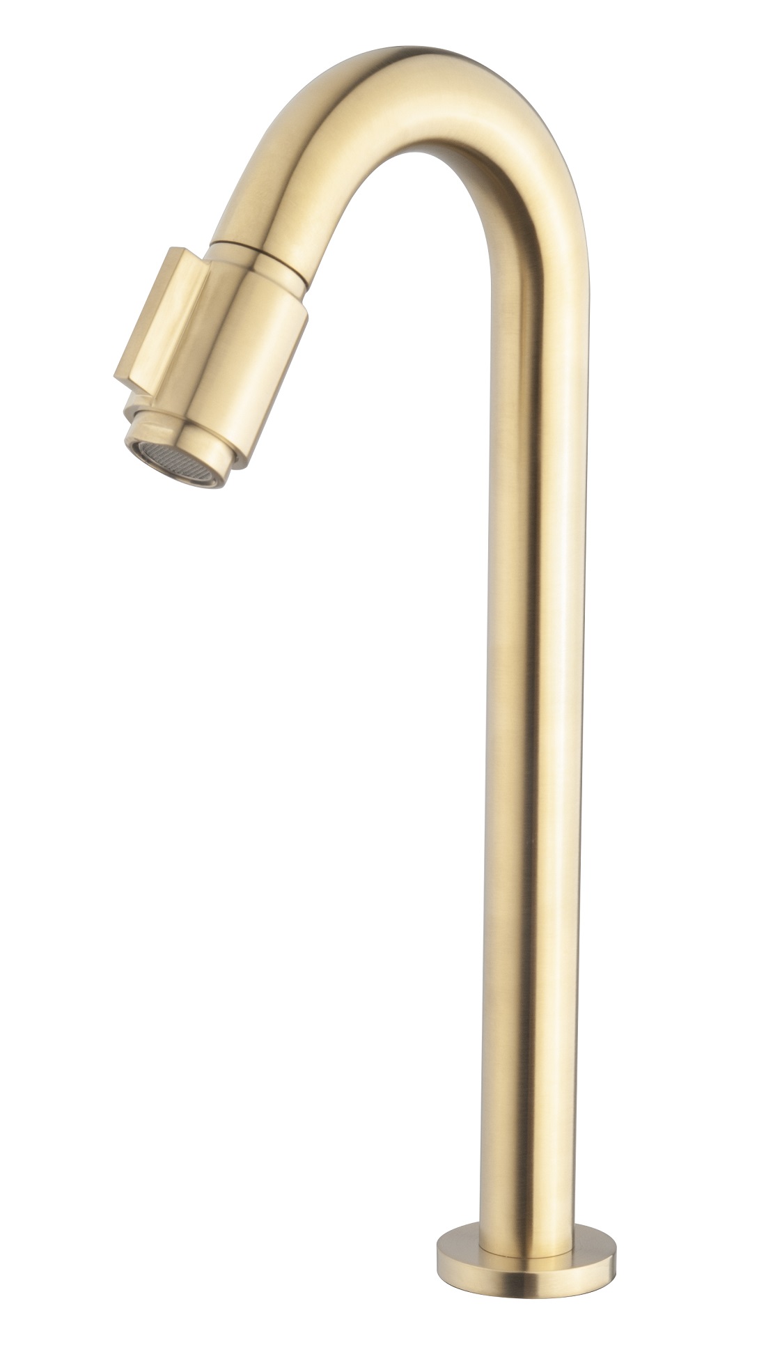 Caral Victoria fonteinkraan XL 1/2'' geborsteld messing PVD