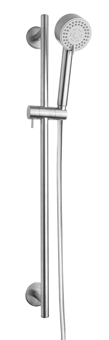 UniMatch Cadans glijstangset compleet met handdouche 3 standen 8 cm chroom