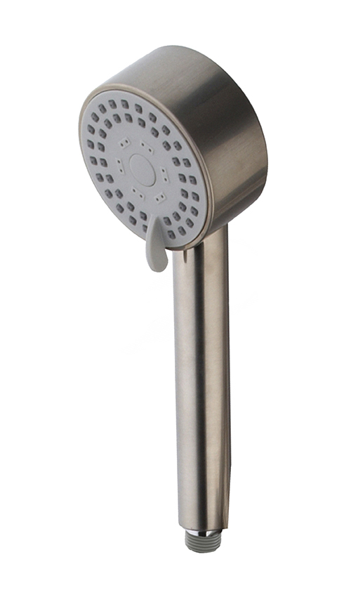 UniMatch Cadans handdouche 3 standen 8 cm geborsteld staal PVD