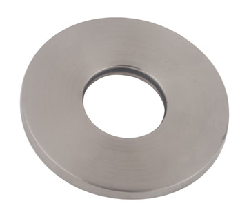 Caral rozet uitloop eenhendel wastafelkraan 65 mm geborsteld staal PVD