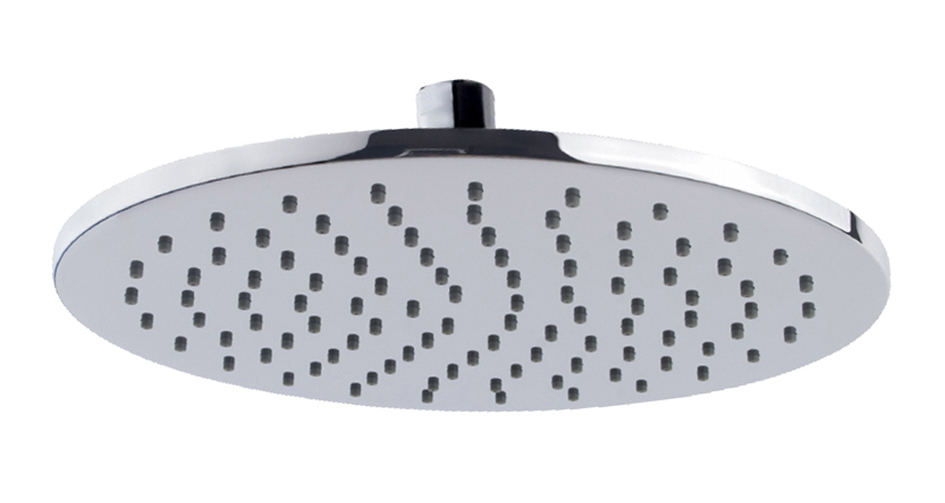 UniMatch hoofddouche rond 25 x 0,8  cm chroom