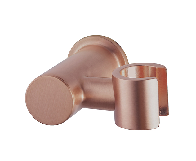 UniMatch wandhanddouchehouder kantelbaar geborsteld koper