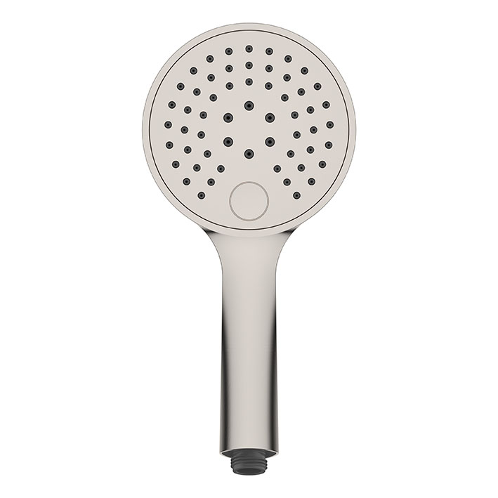 UniMatch handdouche 3 standen 12 cm geborsteld staal PVD