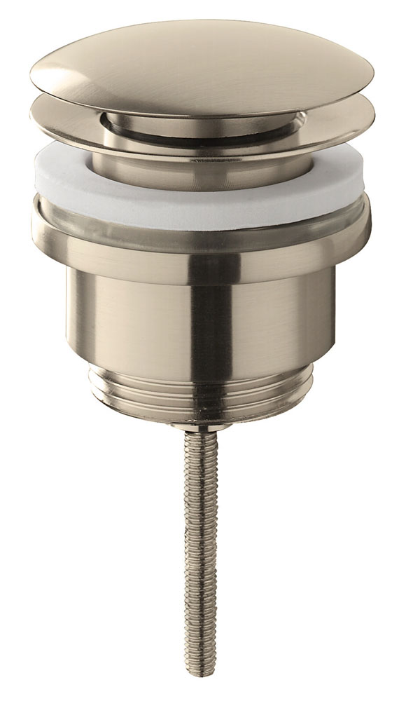 UniMatch clickwaste afvoerplug 5/4" geborsteld staal