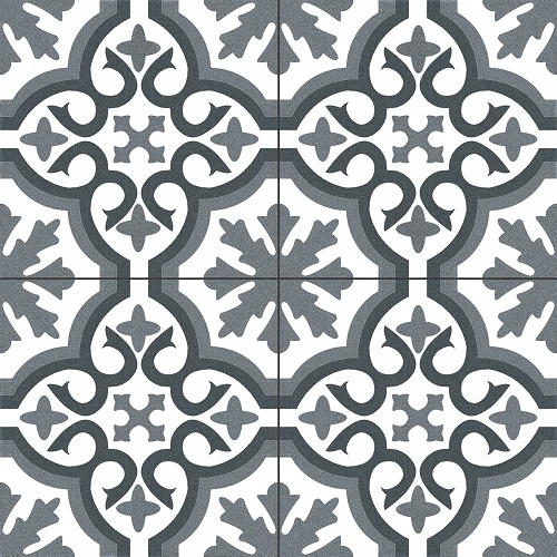 Ecoceramic Chelsea vloer/wandtegel 45 x 45 cm Graphite