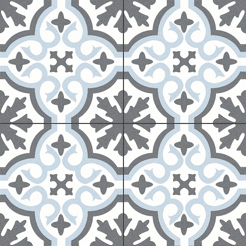 Ecoceramic Chelsea vloer/wandtegel 45 x 45 cm Sky