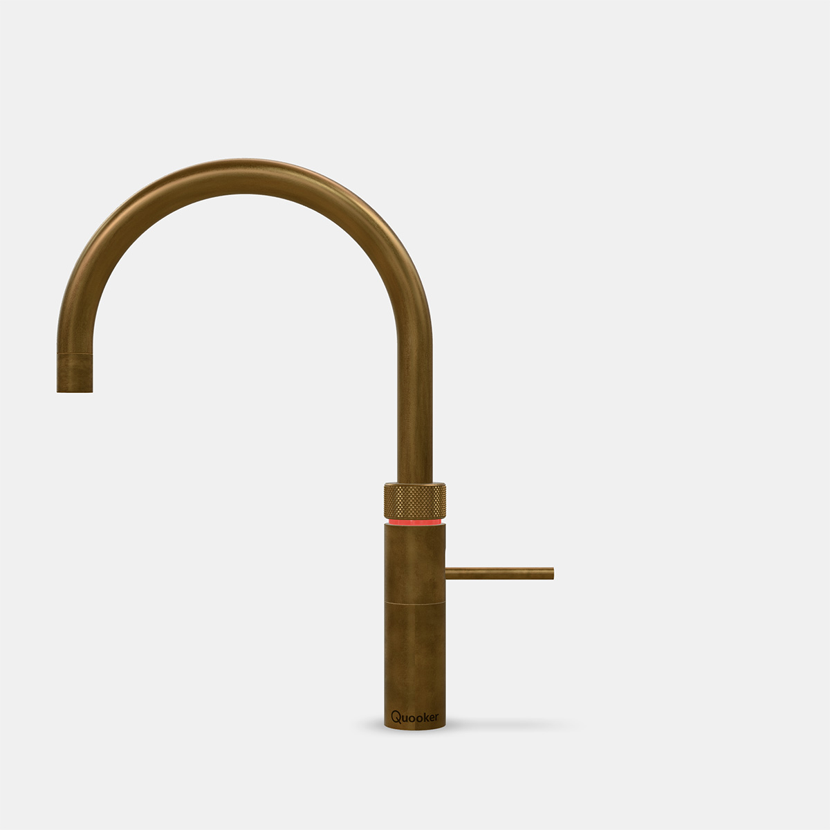 Quooker kraan - Fusion Round Messing patina