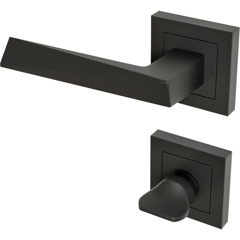 CeraniQ Deurklink Ella Black | WC