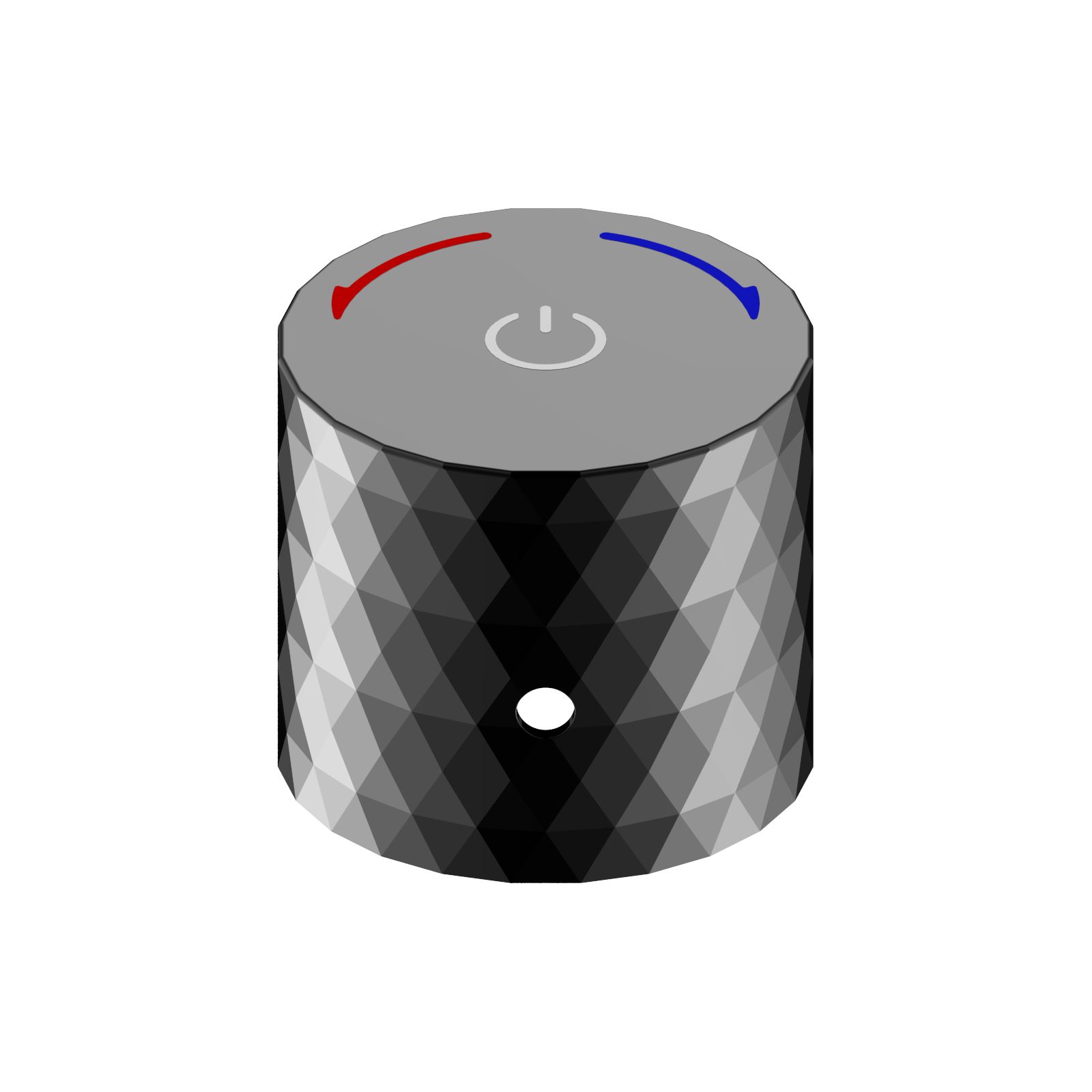 ALONI FLOW DRUKKNOP OPBOUWKRAAN - GLANZEND ZWART