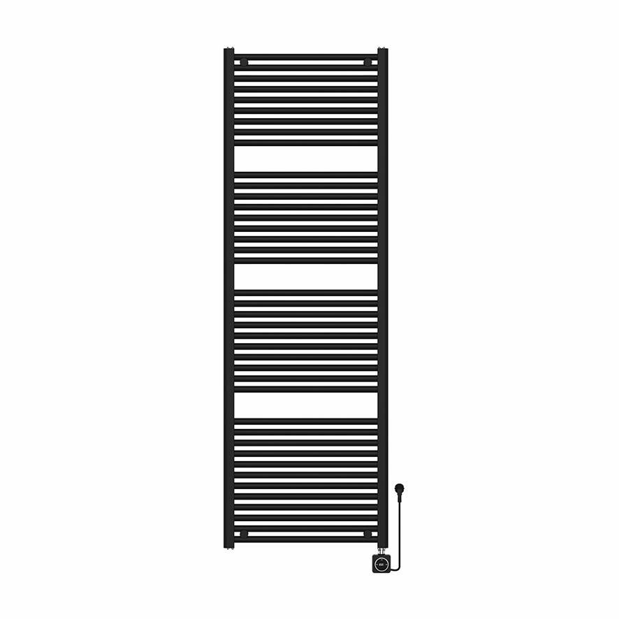 Elara elektrische radiator Smart WiFi 181,7 x 60 cm mat zwart 1000 Watt
