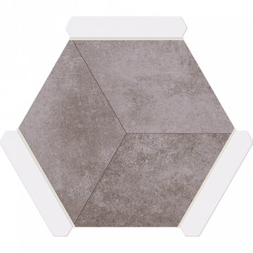 Monopole wandtegel Avant Rockville Bordeau x 22 x 25 cm