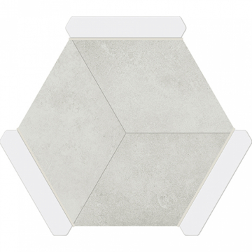 Monopole wandtegel Avant Rockville Grey 22 x 25 cm