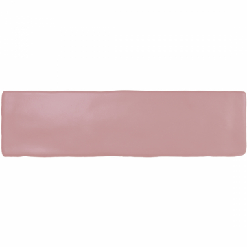 Monopole wandtegel Boreal Pink 7,5 x 28 cm