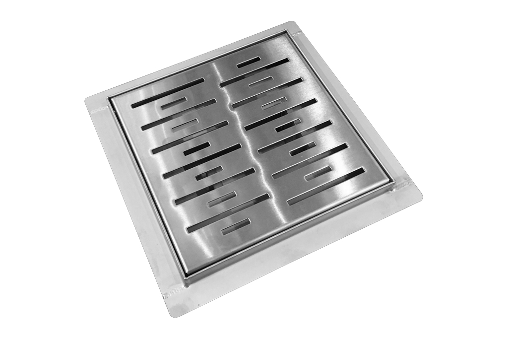 BD - N-Square doucheput met flens 20x20x7.7cm