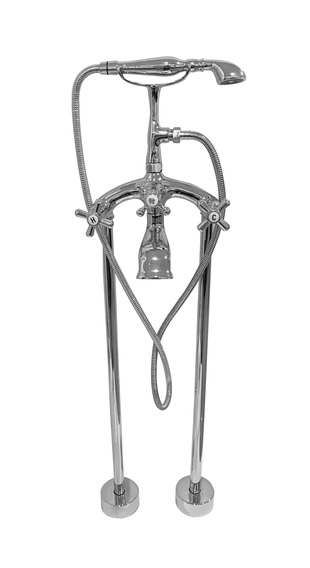 BD - Liberty nostalgische vrijstaande badkraan H=93cm