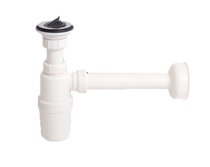 BD - kunststof plug & beker sifon (2 in 1) 5/4 x 32 mm