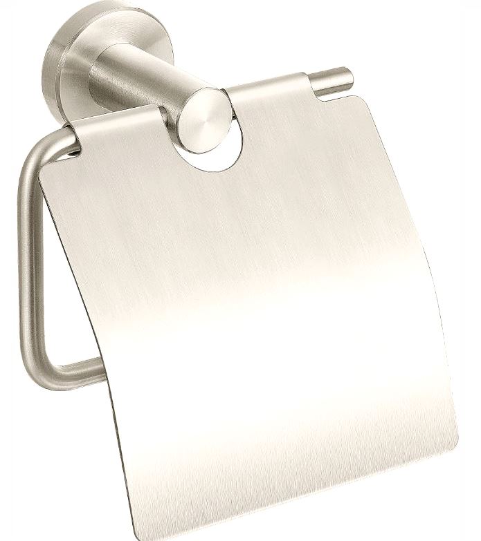 BD - Ore toiletrolhouder met klep RVS-304