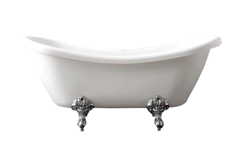 BD - Liberty Double-Ended-Slip nostalgisch bad 176x70x76 cm inclusief poten