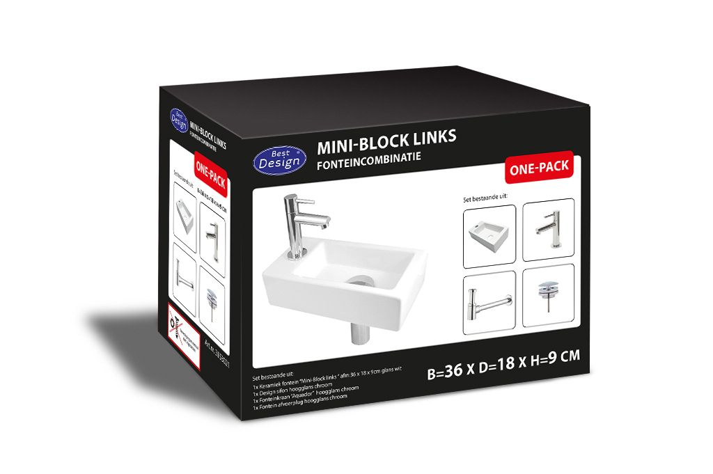 BD - One Pack fonteincombinatie Mini-Block Links