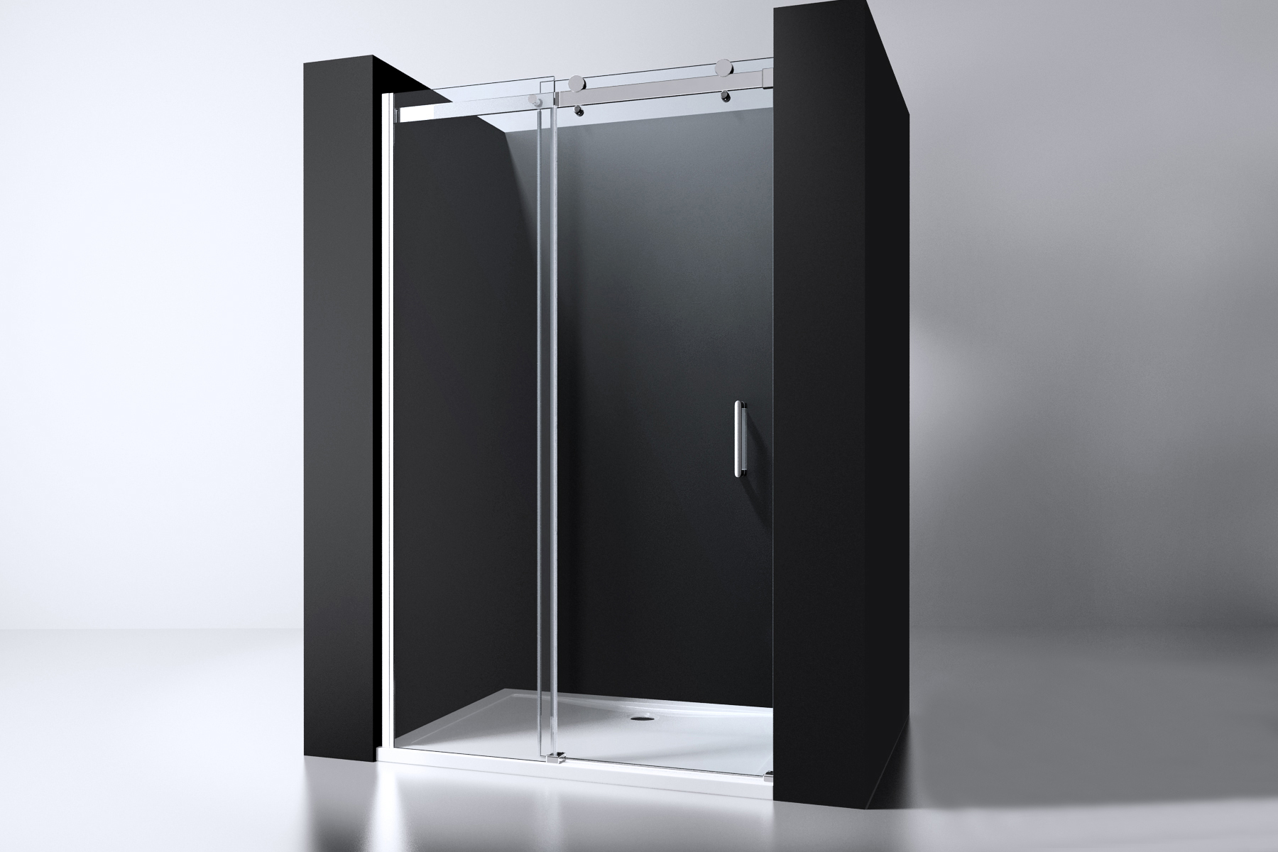 BD - Erico nisdeur schuif 108-110cm H=200cm NANO glas 8mm