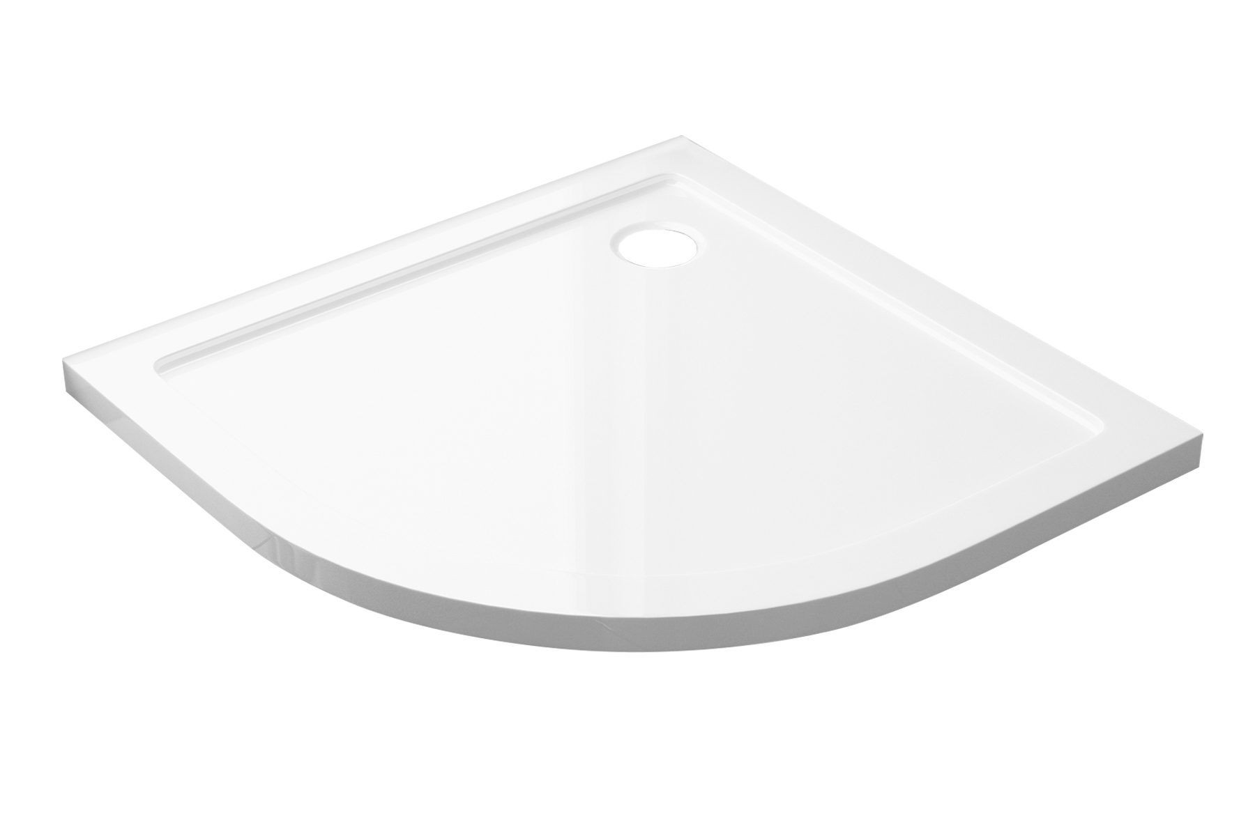 BD - Dona lage douchebak 1/4 rond 90x90x4cm R=550