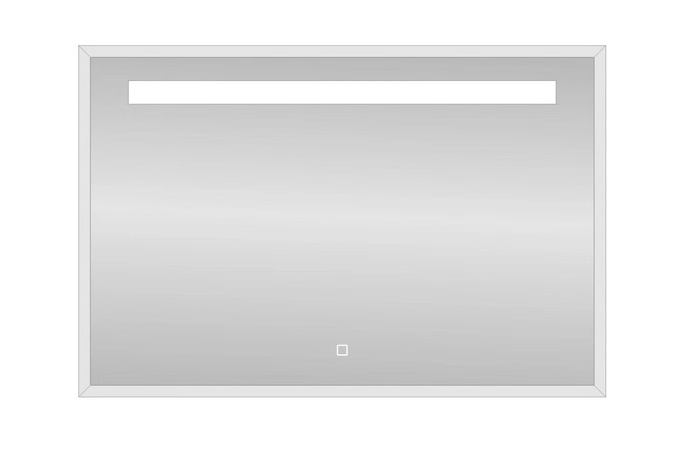BD - MiracleLED spiegel B=140cm x H=80cm