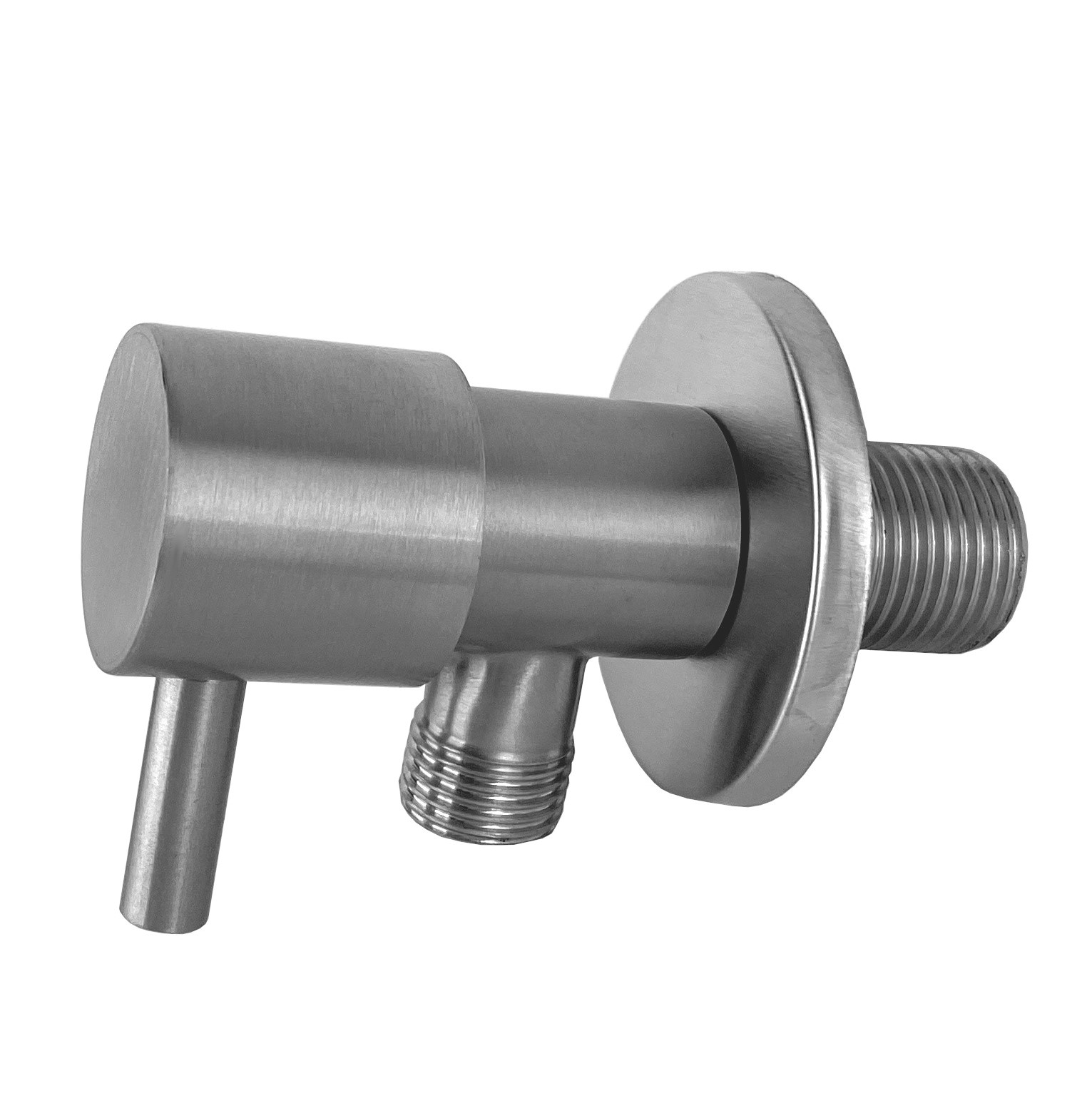 BD - Ore hoekstopkraan 1/2x 3/8 RVS-304