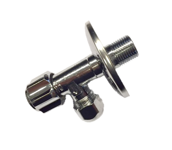 Hoekstopkraan 3/8 x 3/8 (10 mm knel) KIWA