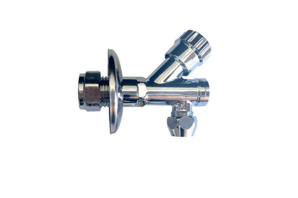 BD - hoekstopkraan +filter 1/2-15mmx10 knel+rozet