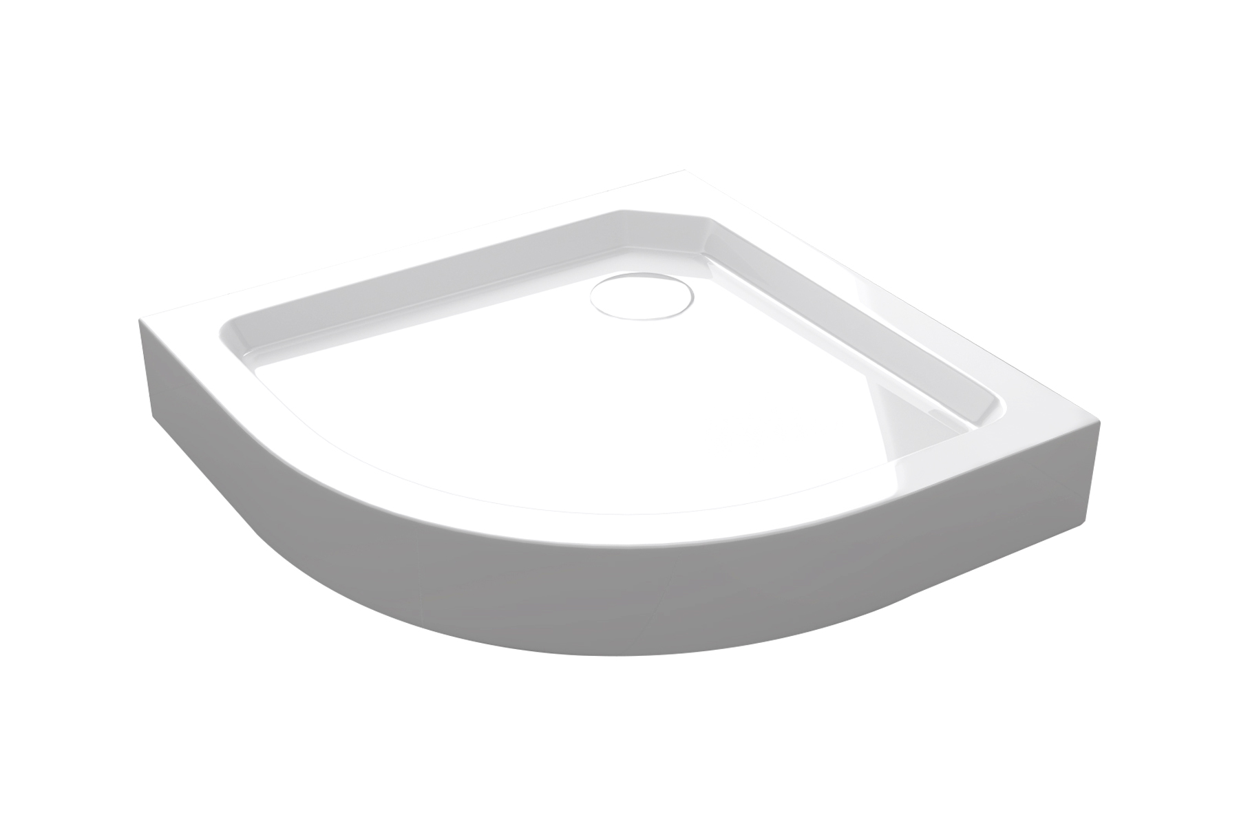 BD - Project opbouwdouchebak 1/4 rond 90x90x14 cm R=550