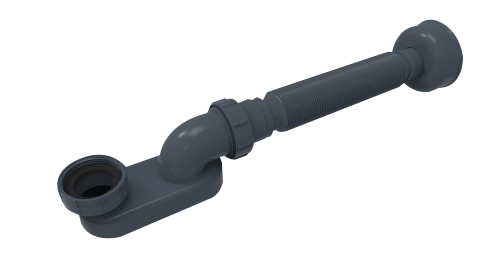 BD - Prome flexibele bad-afvoer-sifon 1 1/2 x 915 mm