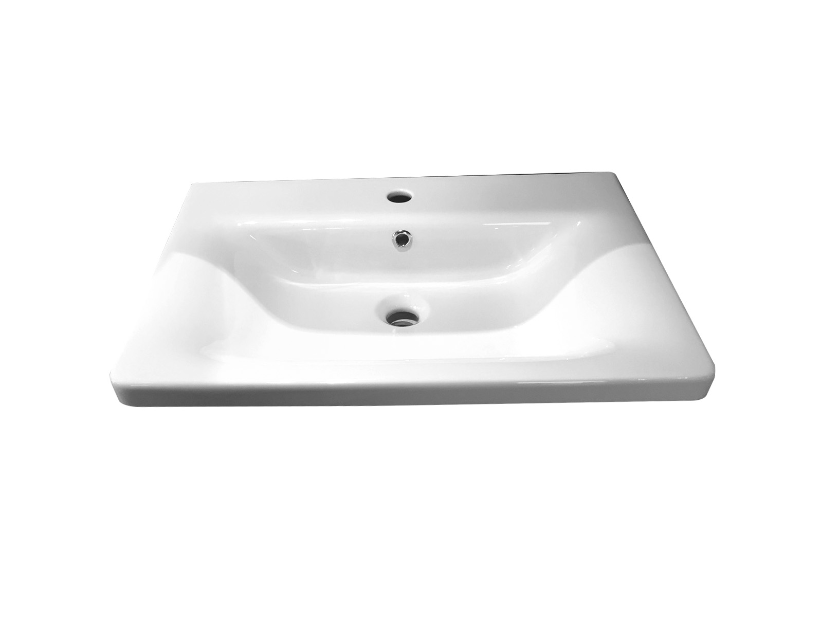 BD - wastafel 65 cm tbv meubel Quick met kraangat