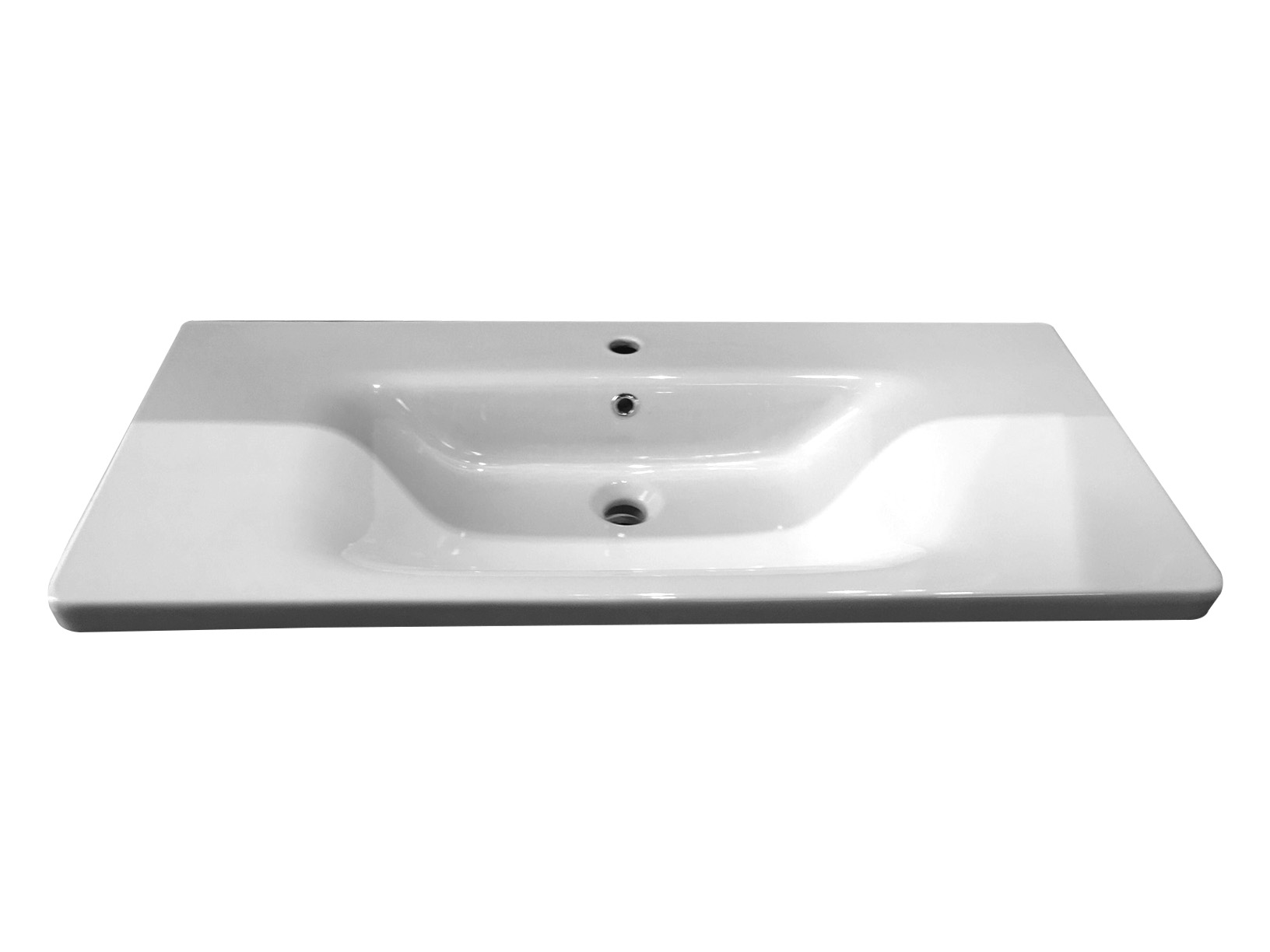 BD - wastafel 80 cm tbv meubel Quick met kraangat