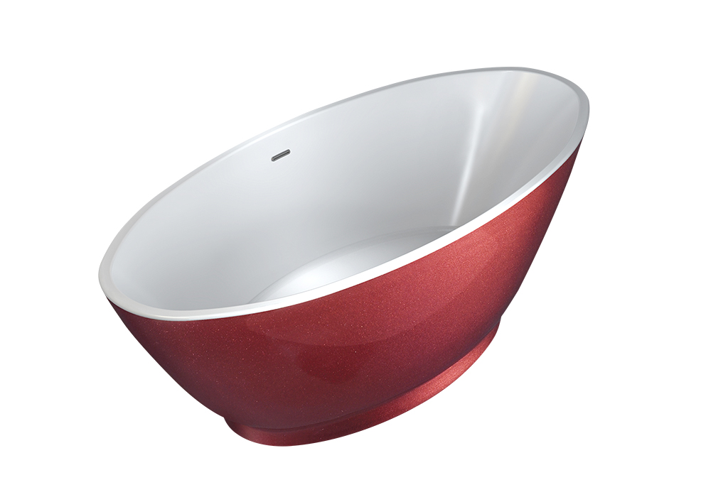 BD - Color-Redpool vrijstaand bad 178x78x61cm