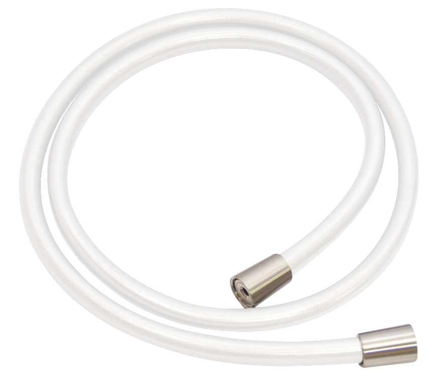 BD - White-Soflex kunststof doucheslang wit