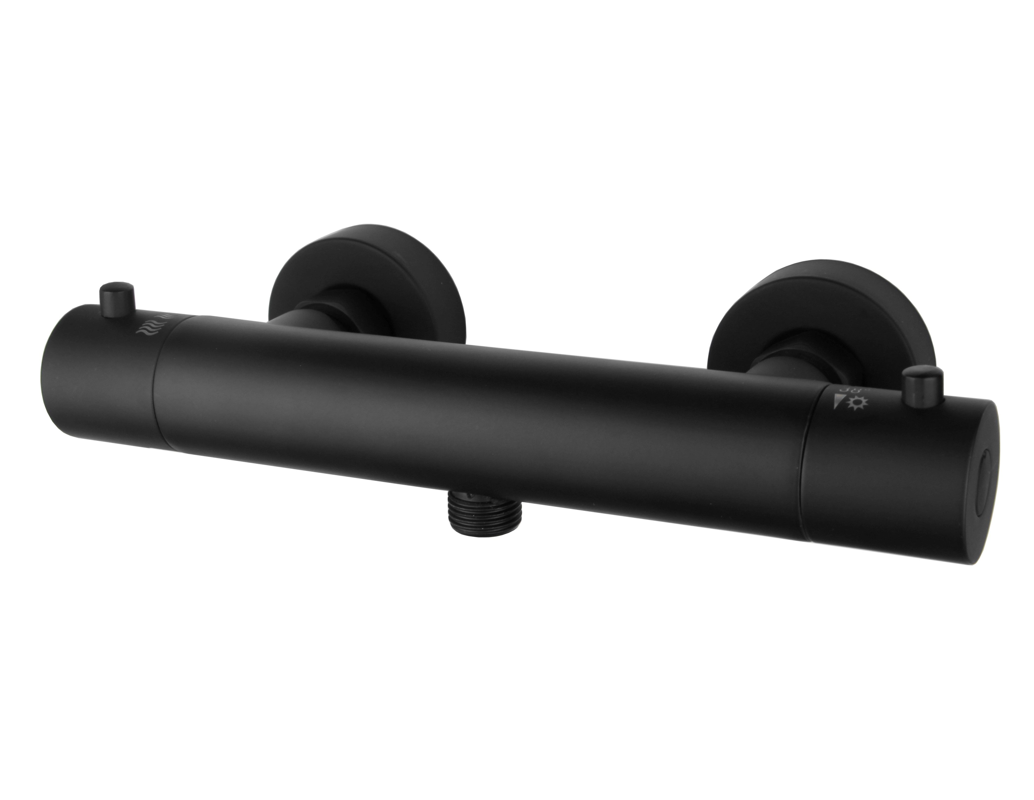 BD - Nero-Zagaro opbouw douchethermostaat mat-zwart