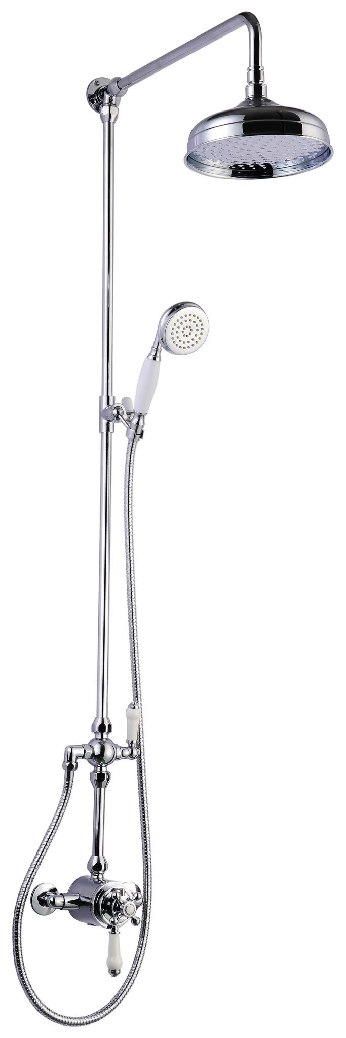 BD - Liberty Canterbury nostalgische thermostatische regendouche-opbouwset