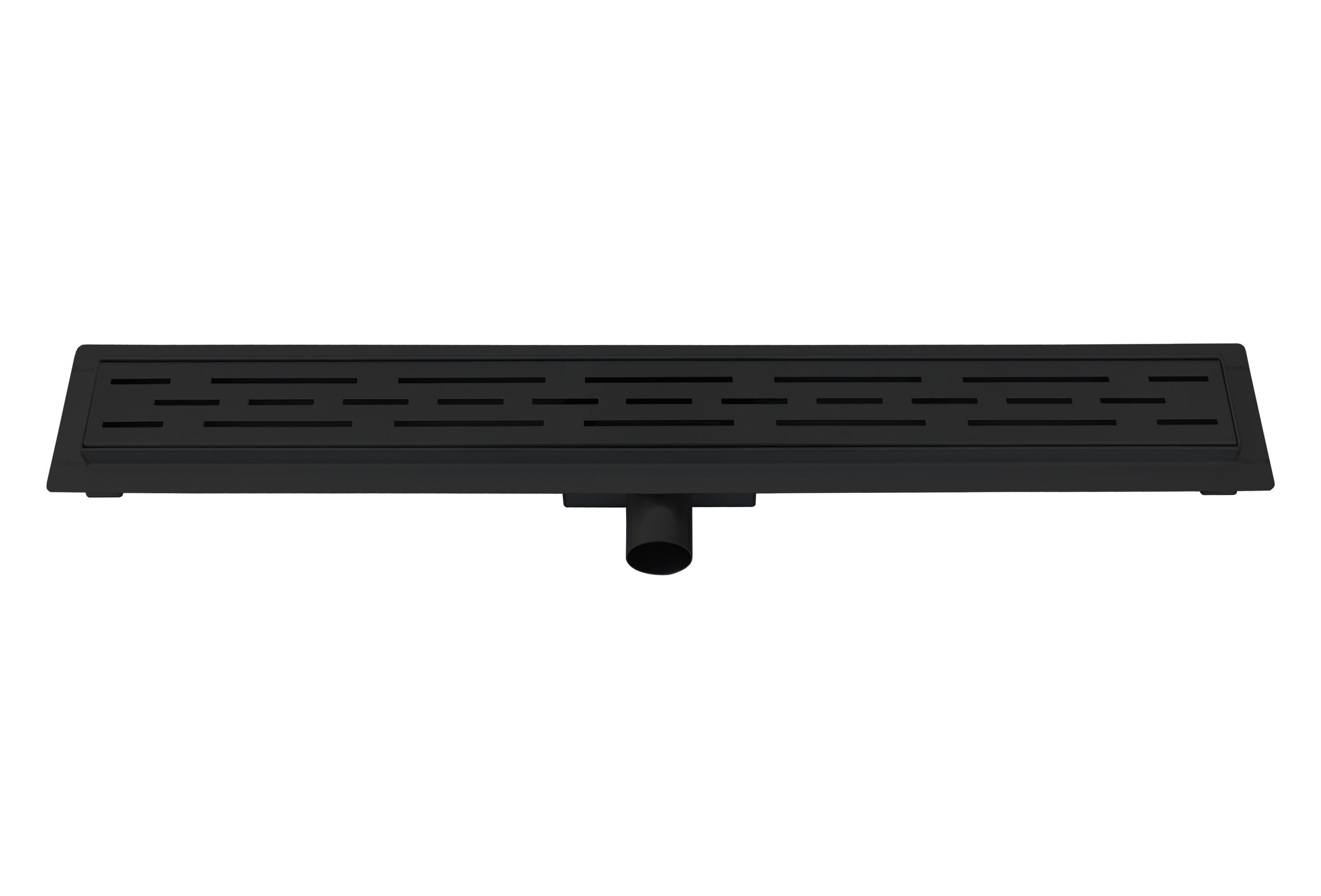BD - Nero Black douchegoot met flens 80 cm mat-zwart
