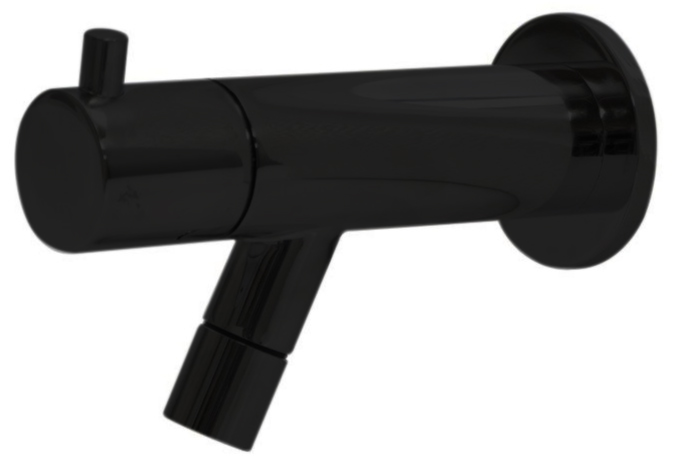 BD - Spador-Nero wand toiletkraan mat-zwart