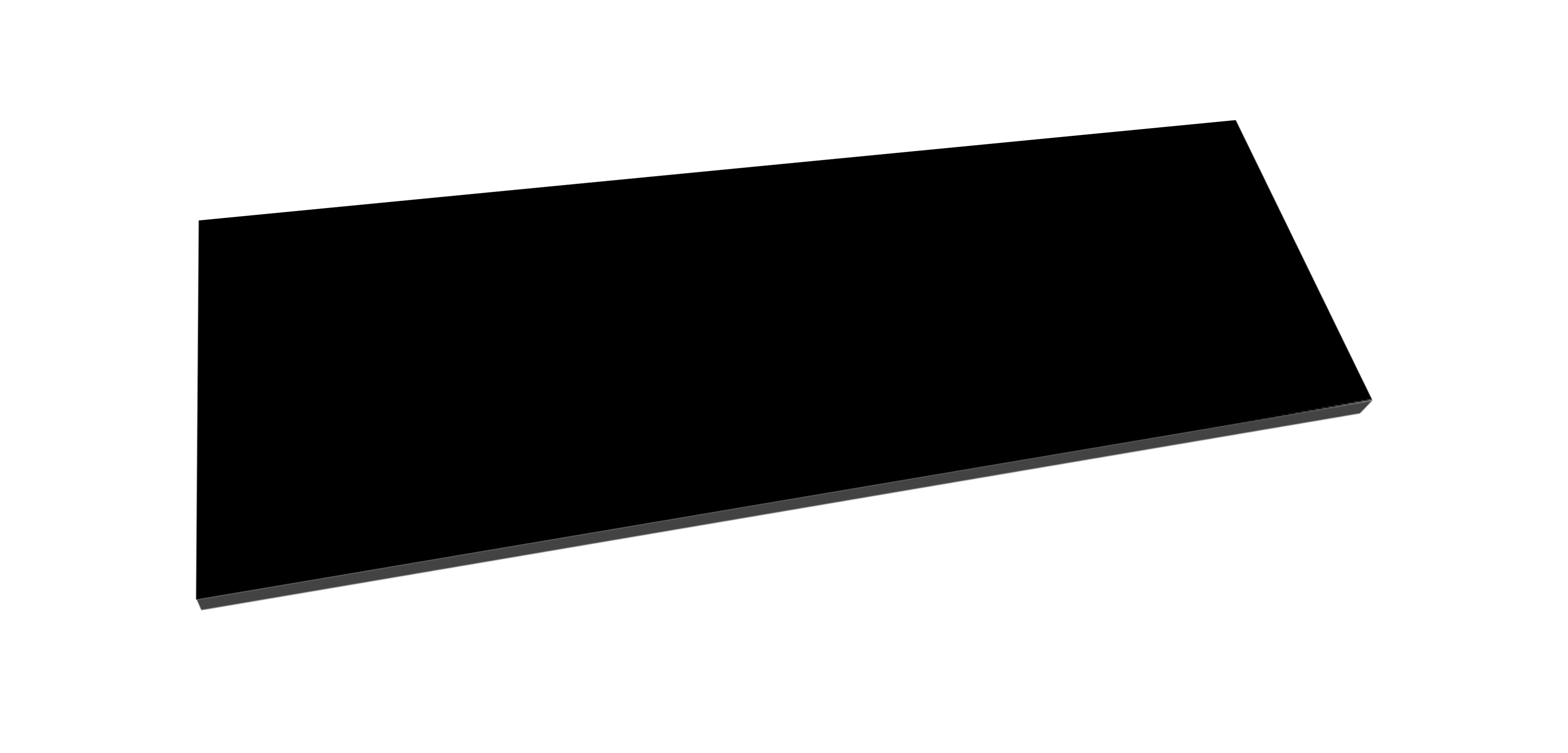 BD - meubelblad tbv. Rigatti & Beauty-100 Mat-zwart