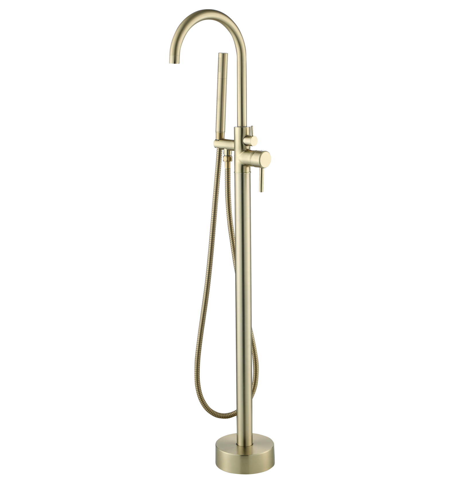 BD - Nancy vrijstaande badkraan H=119 cm mat-goud