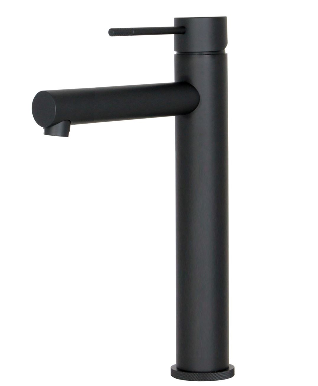 BD - Nero-Flaach Hoge-wastafelmengkraan mat-zwart