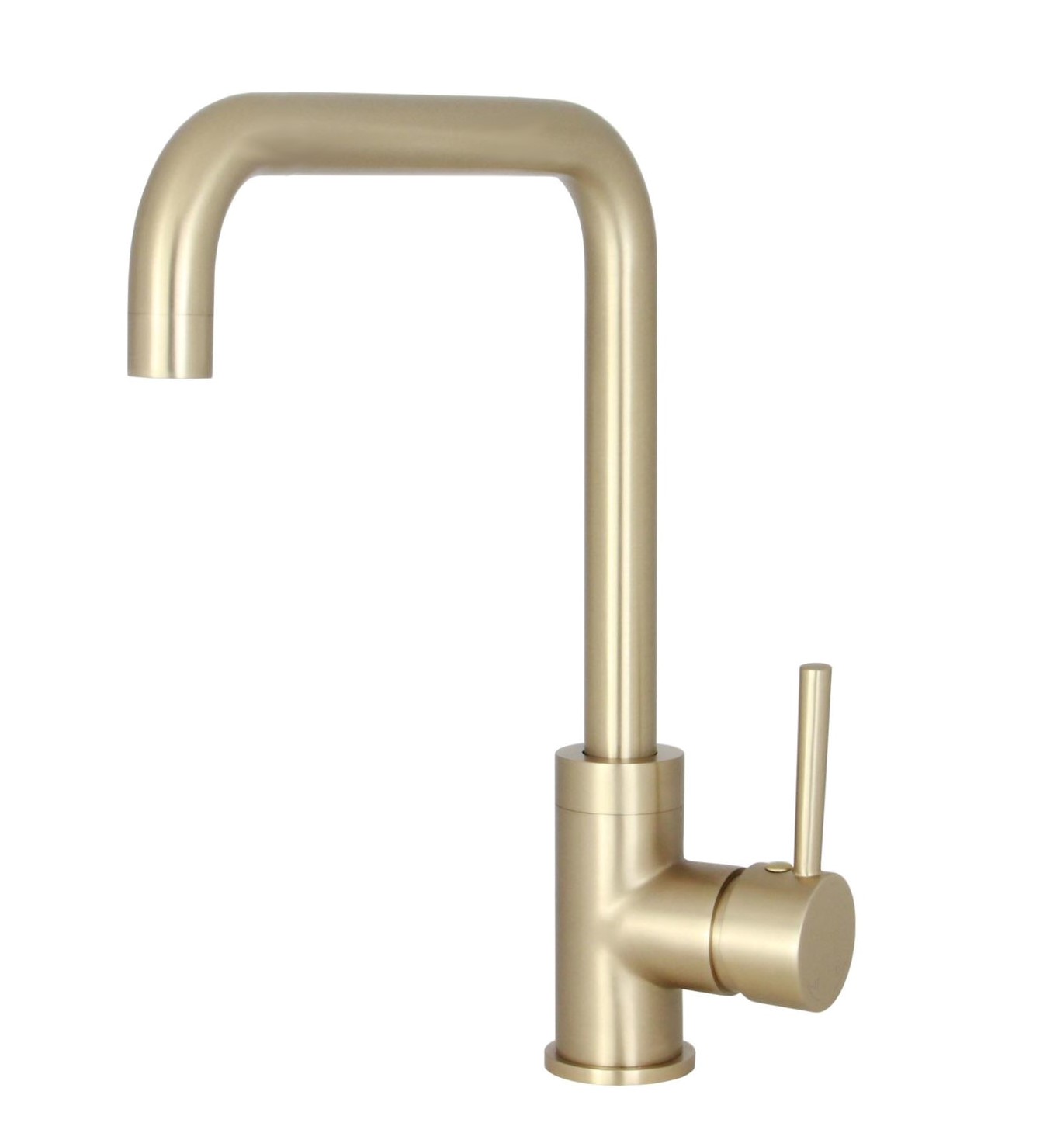 BD - Nancy-Gola keukenmengkraan met drb.uitloop H=32 cm mat-goud