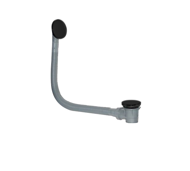 BD - Vazia-Nero bad clic-waste overloopcombinatie mat-zwart