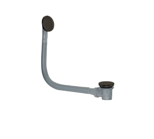 BD - Vazia-Moya bad clic-waste overloopcombinatie gunmetal